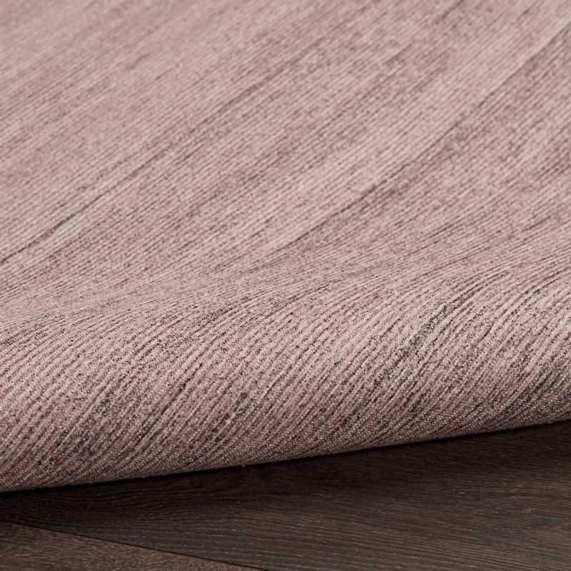 Solid Natural Washable Area Rug, 8x10