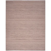Solid Natural Washable Area Rug, 8x10
