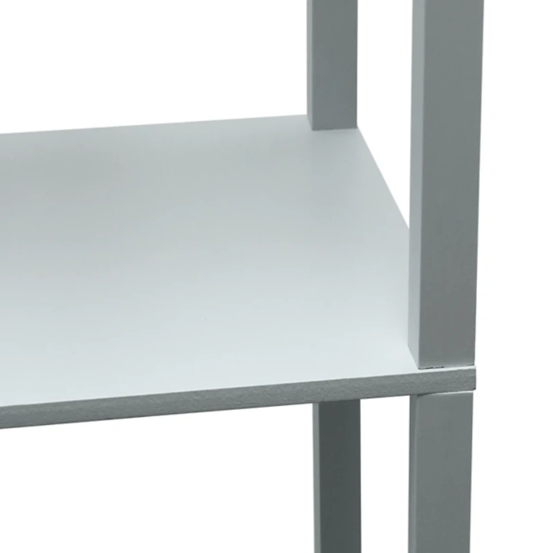 Gray Creekwood 3-Tier Shelf Floor Lamp