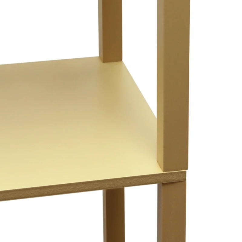 Tan Creekwood 3-Tier Shelf Floor Lamp