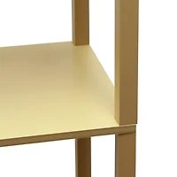 Tan Creekwood 3-Tier Shelf Floor Lamp