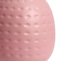 Pink Dimpled Ceramic Petite Table Lamp