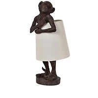 Brown Monkey Table Lamp
