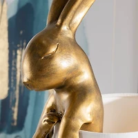 Gold Rabbit Table Lamp