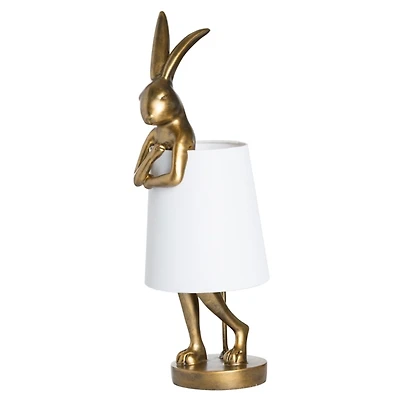 Gold Rabbit Table Lamp