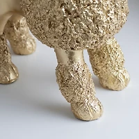 Gold Poodle Table Lamp