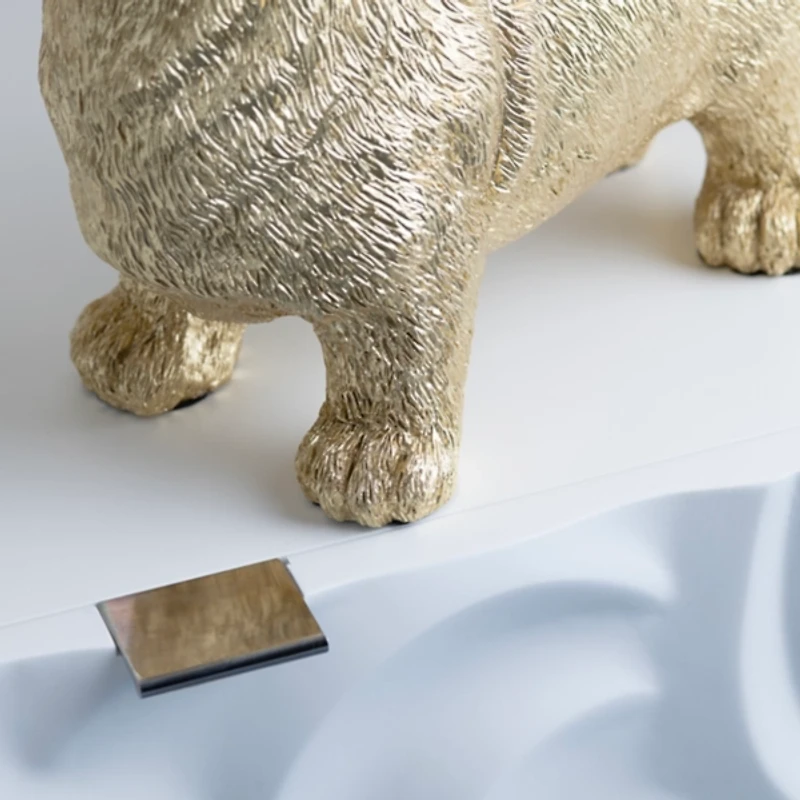 Gold Corgi Table Lamp