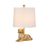 Gold Retriever Table Lamp