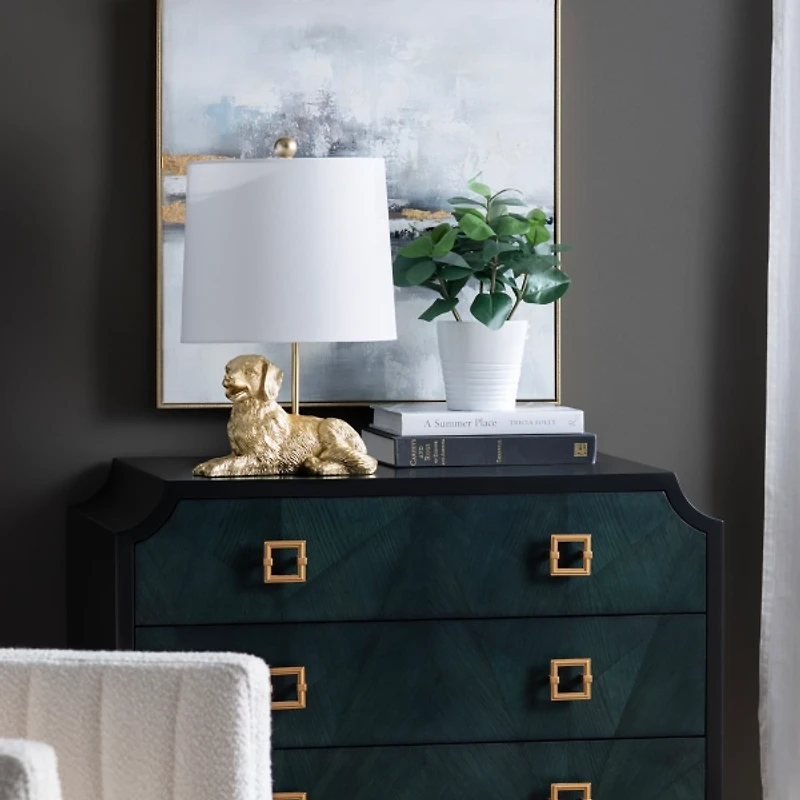 Gold Retriever Table Lamp