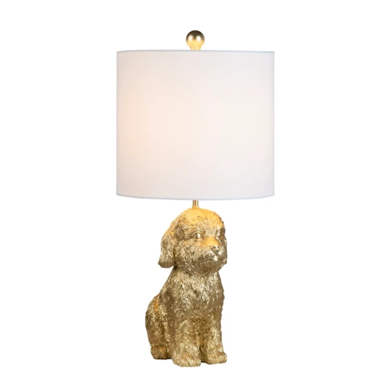Gold Doodle Table Lamp