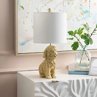 Gold Doodle Table Lamp