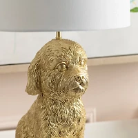 Gold Doodle Table Lamp