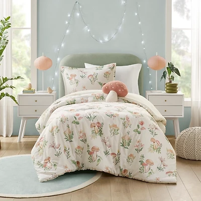 Mushroom Garden 4-pc. Full/Queen Comforter Set