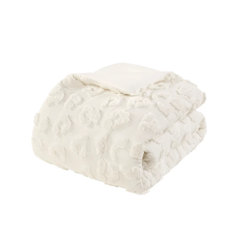 Ivory Animal Print 3-pc. Full/Queen Comforter Set