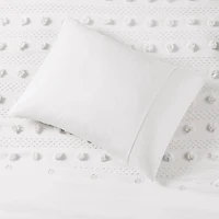 Ivory Jacquard Full/Queen 3-pc. Duvet Cover Set