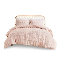 Pink Jacquard Twin/Twin XL 2-pc. Duvet Cover Set