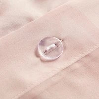 Pink Jacquard Full/Queen 3-pc. Duvet Cover Set