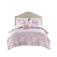Pink Paisley Twin/Twin XL 4-pc. Comforter Set