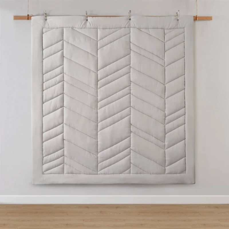 Gray Alden Full/Queen 3-pc. Comforter Set