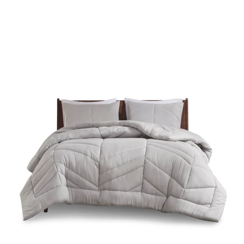 Gray Alden Full/Queen 3-pc. Comforter Set