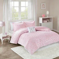 Pink Hearts Kids Twin/Twin XL 3-pc. Comforter Set