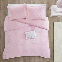 Pink Hearts Kids Twin/Twin XL 3-pc. Comforter Set