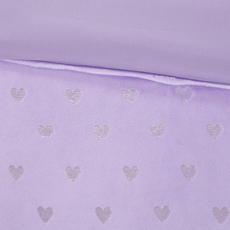 Purple Heart Kids Twin/Twin XL 3-pc. Comforter Set