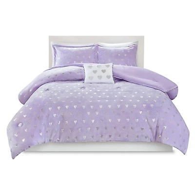 Purple Heart Kids Twin/Twin XL 3-pc. Comforter Set