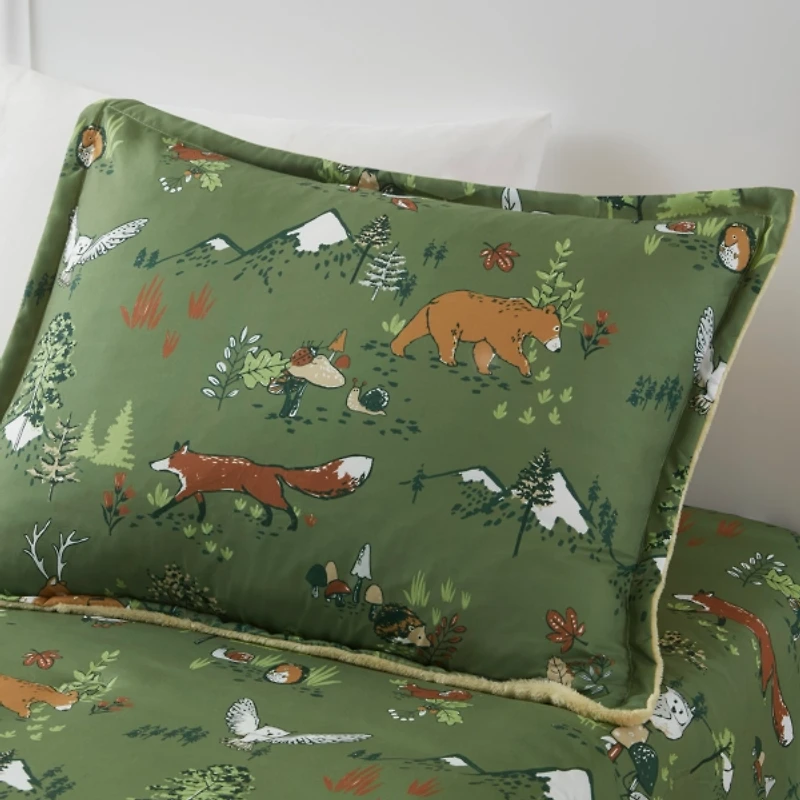 Forest Animals 3-pc. Twin Comforter Set