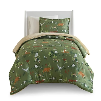 Forest Animals 3-pc. Twin Comforter Set