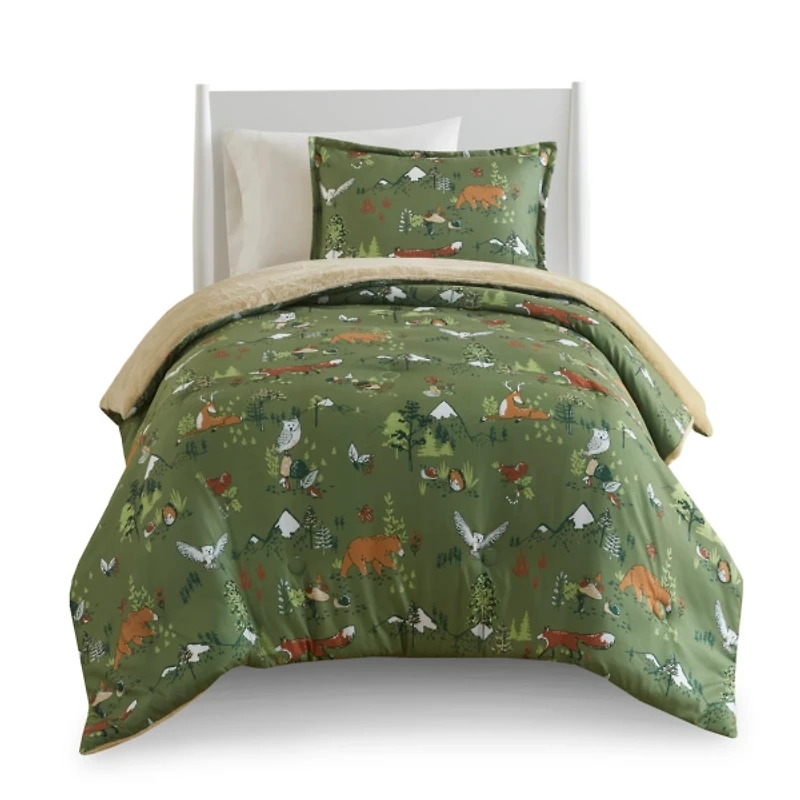 Forest Animals 3-pc. Full/Queen Comforter Set