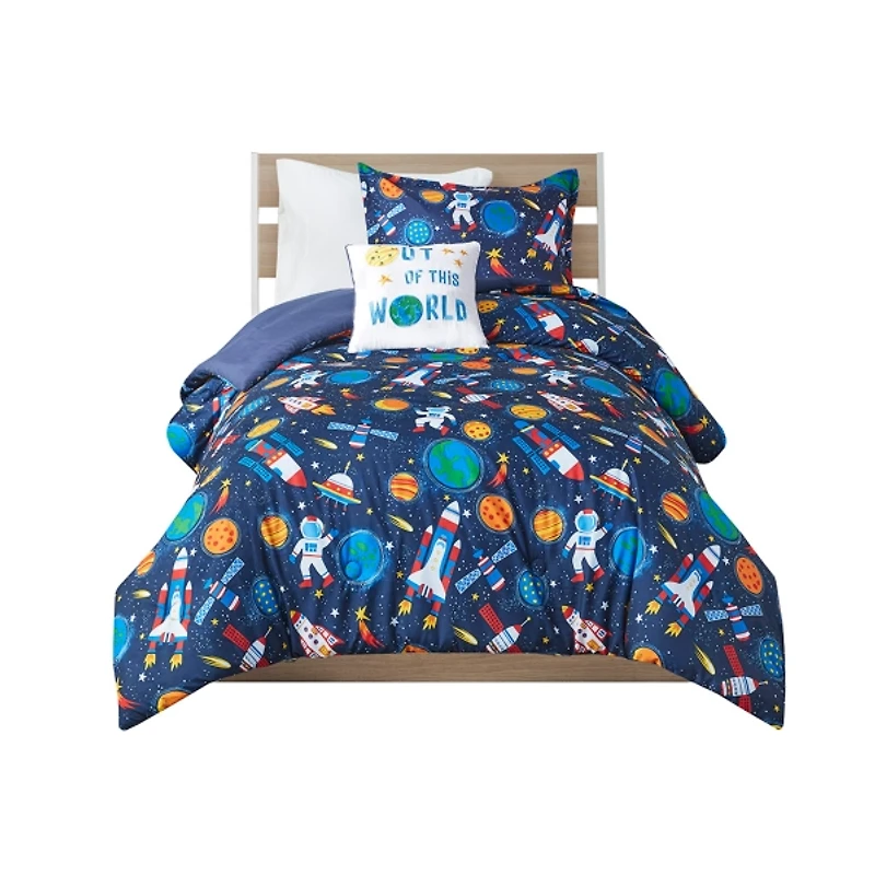 Outer Space Kids Full/Queen 4-pc. Comforter Set