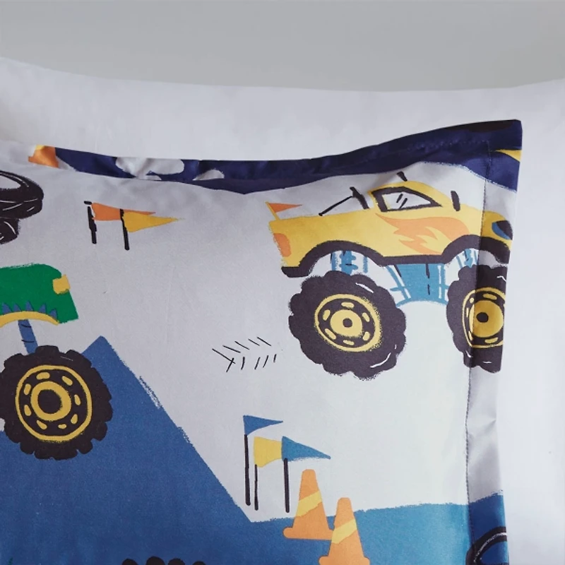 Monster Truck Full/Queen 4-pc. Comforter Set