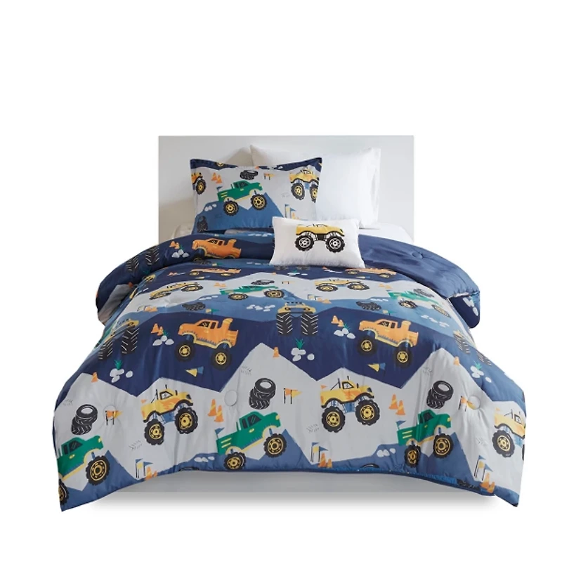 Monster Truck Full/Queen 4-pc. Comforter Set