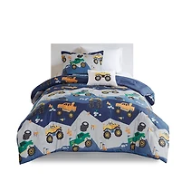 Monster Truck Full/Queen 4-pc. Comforter Set