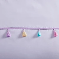 Purple Tassle Kids 3-pc. Twin Comforter Set
