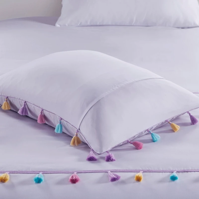 Purple Tassel Kids 4-pc. Full/Queen Comforter Set