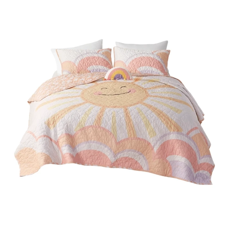 Sunshine Kids Twin 3-pc. Quilt Set