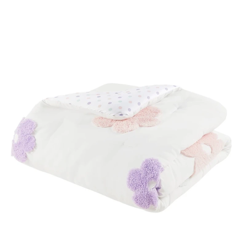 Ivory Floral Kids 3-pc. Twin Comforter Set