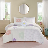 Ivory Floral Kids 4-pc. Full/Queen Comforter Set