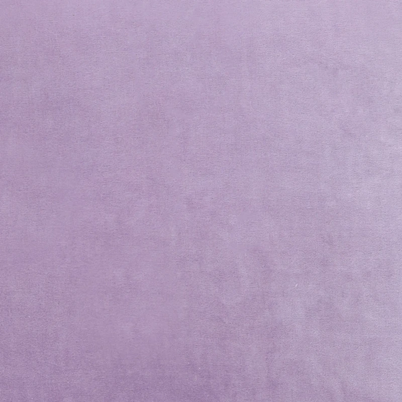 Solid Lilac Velvet Throw Pillow