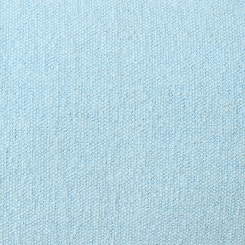 Solid Blue Embroidered Edge Pillow