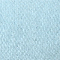 Solid Blue Embroidered Edge Pillow