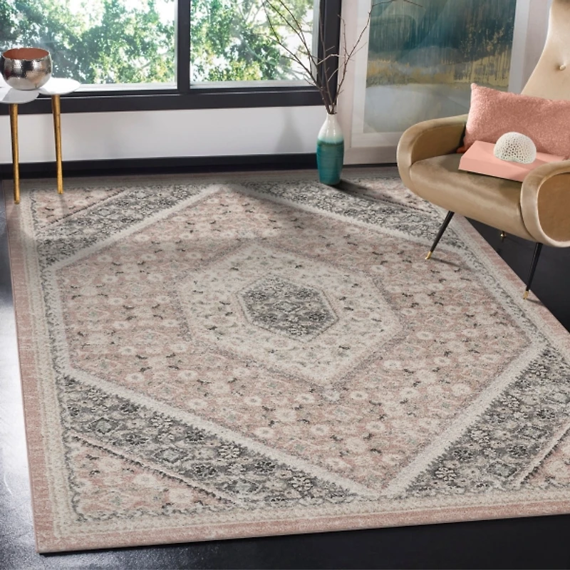 Dune Blush Diamond Area Rug, 7x9