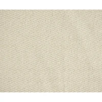 Sundry Cream Chevron Tassel Throw