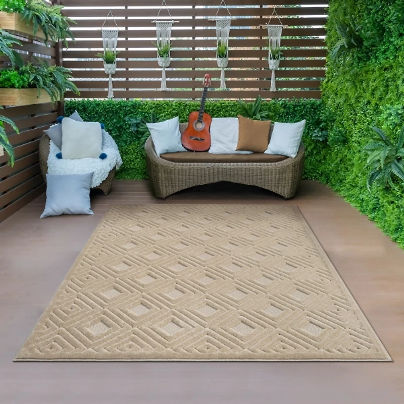 Beige Atlas Area Rug