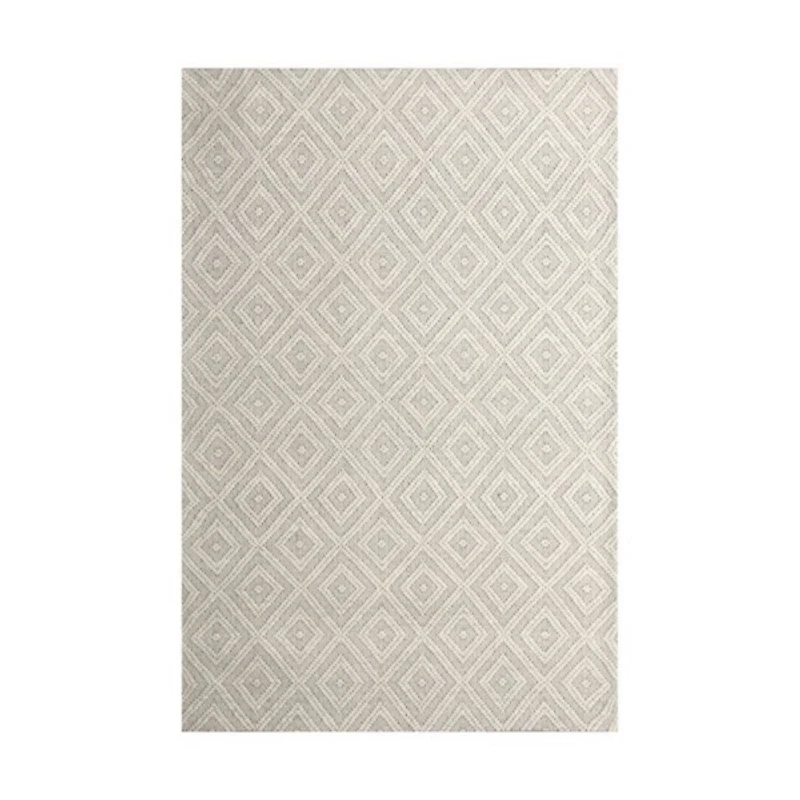 Bergen Diamond Ivory Area Rug, 5x8
