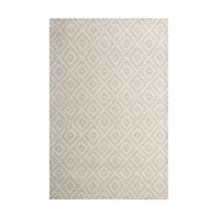 Bergen Diamond Ivory Area Rug, 8x10