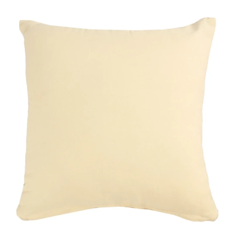 Light Gray and Ivory Zeal Pillow