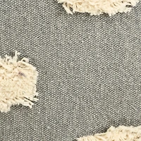 Light Gray and Ivory  Zeal Pillow